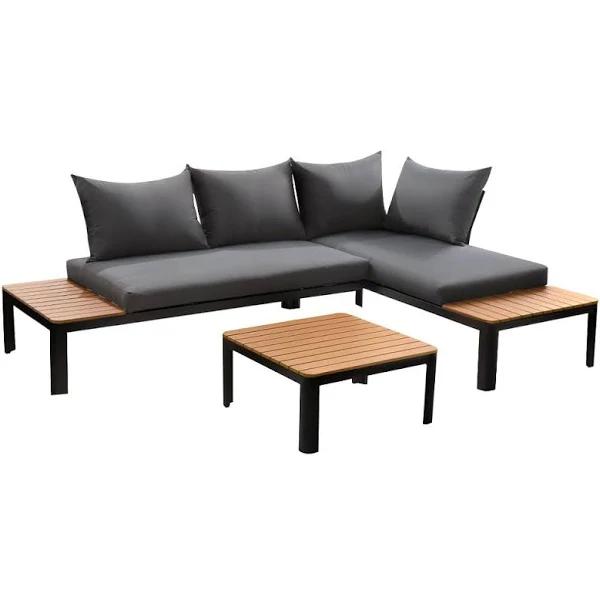 Gardeon 4 Seater Outdoor Sofa Set Aluminium Lounge Setting