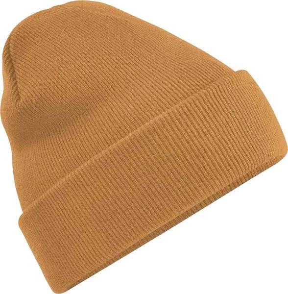 Beechfield Unisex Adults Original Cuffed Beanie Caramel One Size Acrylic Beanie