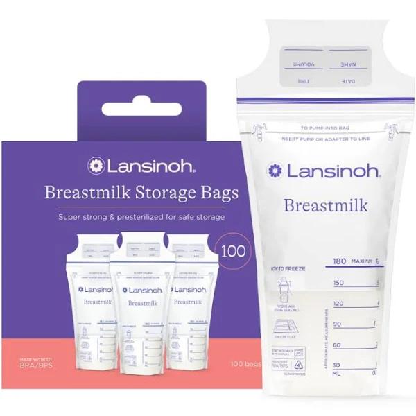 Lansinoh Breastmilk Storage Bags - 100 Count