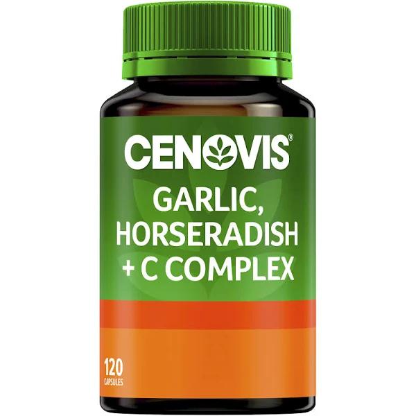 Cenovis - Garlic and Horseradish + C Complex (120 Capsules)