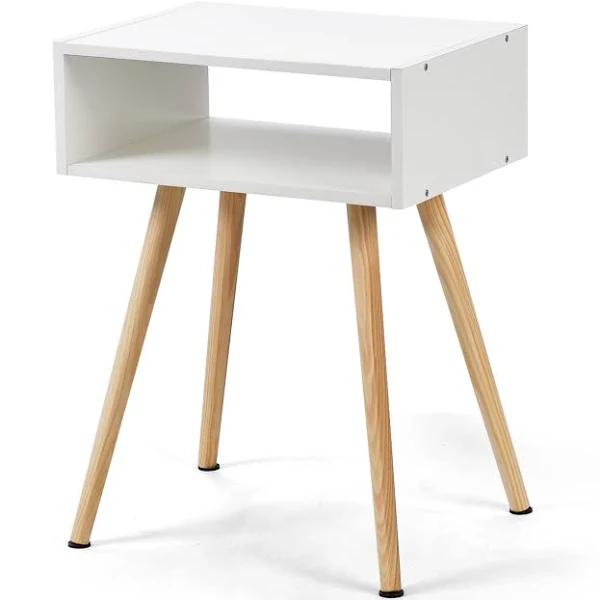 Giantex Modern Style Nightstand Bedside Table Wooden Side Table Practical End Table For Home & Office - AfterPay & zipPay Available