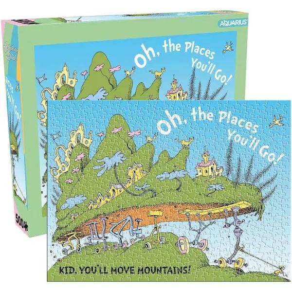 Oh, The Places You'll Go! Dr Seuss 500pc Puzzle