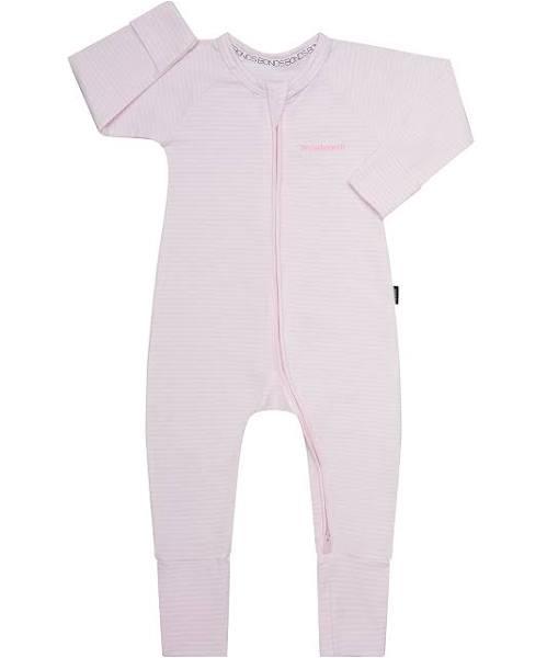 Bonds Zip Wondersuit - Ballet Pink / White