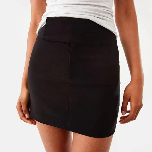 Kmart Bengaline Mini Skirt - Black Size: 6