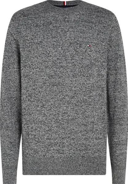 Tommy Hilfiger Pima Organic Cotton Cashmere Crew Neck Knit in Black Black S