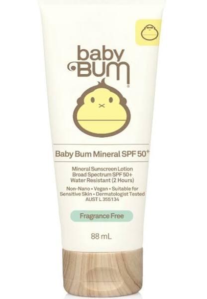 Sun Bum Baby Bum Mineral SPF 50 Sunscreen Lotion 88 ml