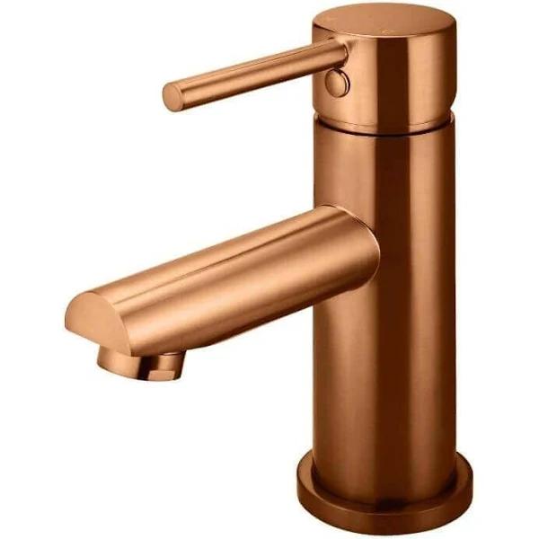 Round Basin Mixer Colour/Finish: Lustre Bronze - Meir | The Build