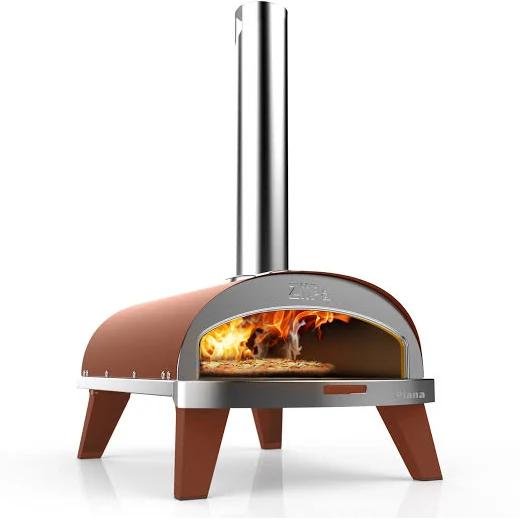 ZiiPa Piana Wood Pellet Pizza Oven With Rotating Stone For Grilling