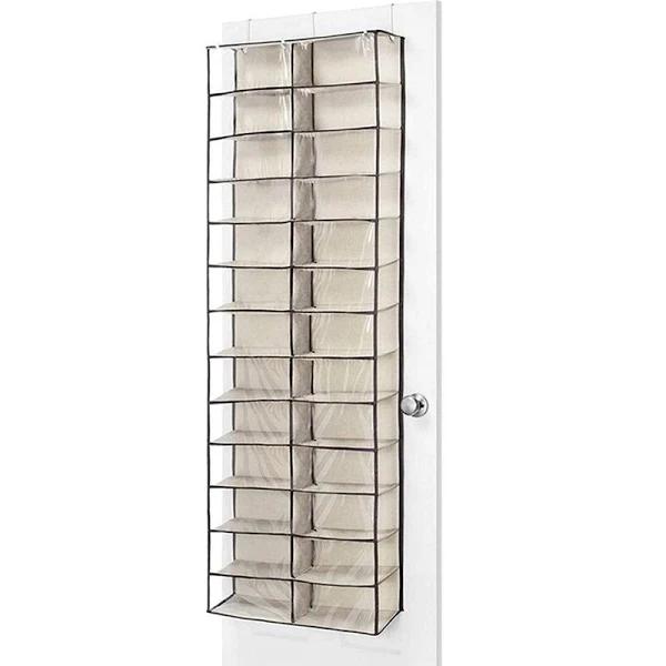 Over The Door Shoe Storage Holder Shelves, 26 Sections Hanging Shoe Organizer - AfterPay & zipPay Available