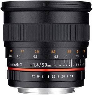 Samyang 50 mm F1.4 Manual Focus Lens For Nikon