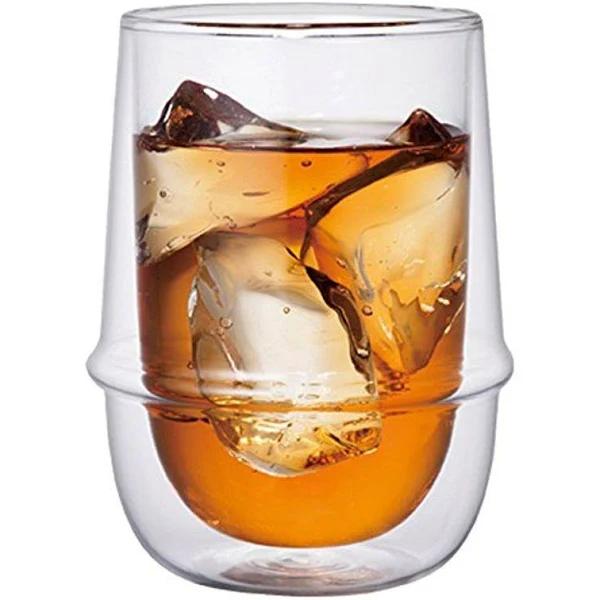 Kinto Kronos Double Wall Iced Tea Glass 350ml