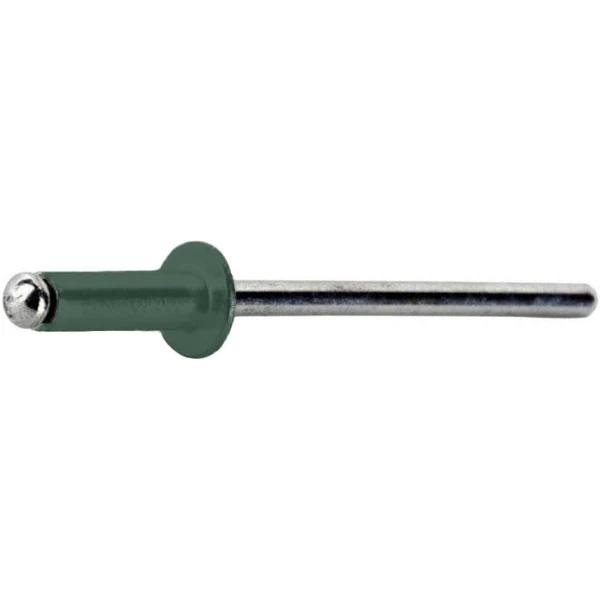 4-4 5052 Aluminium & Steel Cottage Green Truss (Dome) Head Rivet - Box of 1000