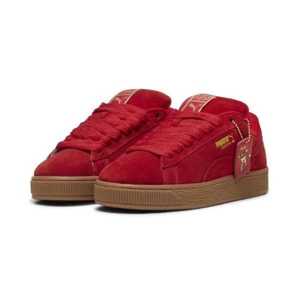 Suede XL Op Unisex Sneakers in for All Time Red, Size 8.5, Textile by Puma