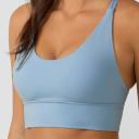 Lorna Jane Womens Lotus Longline Sports Bra Blue L