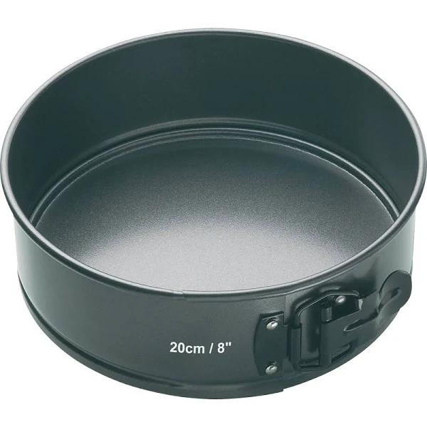 Masterclass - 20cm Loose Base Spring Form Cake Pan Black