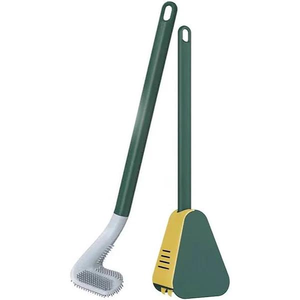 Upgrade Toilet Brush, Golf Toilet Brush with Holder, Long Handled Toilet Brush, Green - AfterPay & zipPay Available