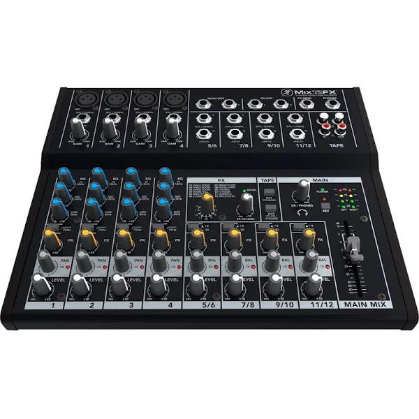 Mackie Mix12FX 12-Input Compact Mixer with Effects