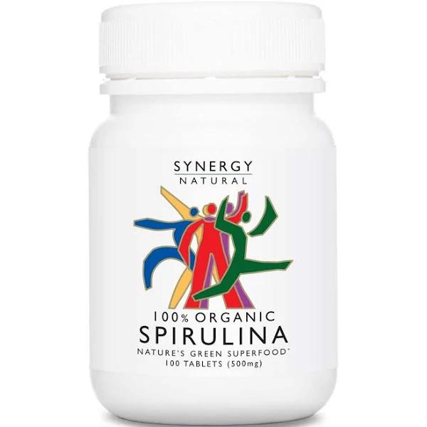 Synergy Natural Organic Spirulina - 100 Tablets