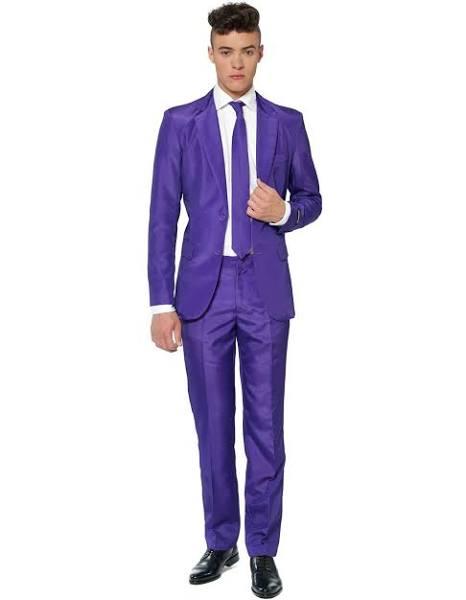 Suitmeister Solid Bright Purple Men's Suit