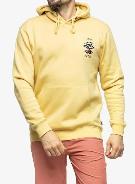 Rip Curl Search Icon Hood - Washed Yellow | Hooded Jumpers