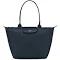 Longchamp Large Le Pliage City Shoulder Tote Navy