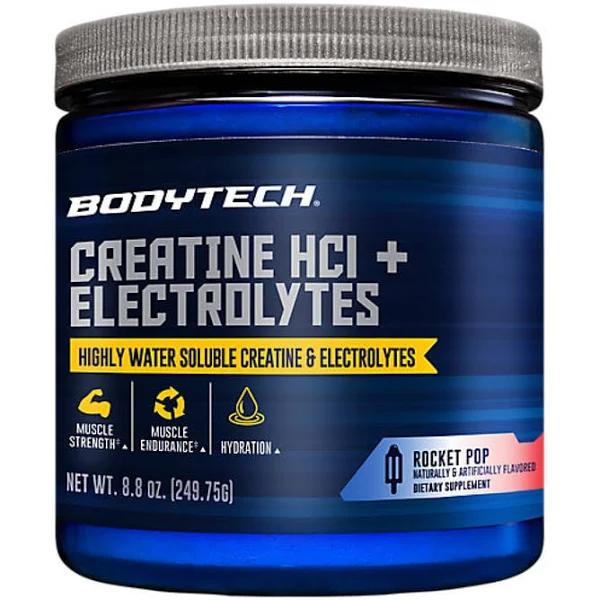 BodyTech, Creatine HCL + Electrolytes, Rocket Pop, 8.8 oz (249.75 g)