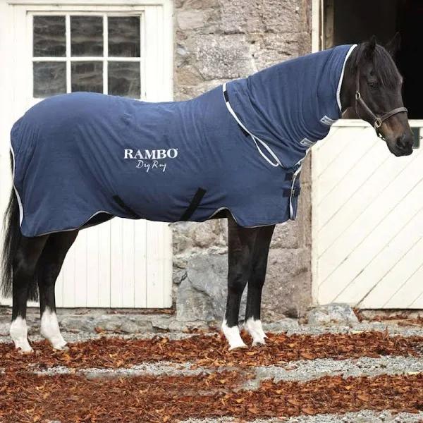 Rambo Dry Rug Combo - Navy/Silver