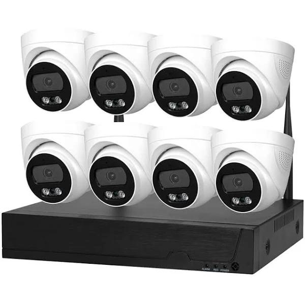 Wireless Security Camera Set System Wifi 1080p Home CCTV 8CH NVR Night Vision X8