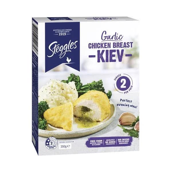 Steggles Garlic Chicken Breast Kiev 350g