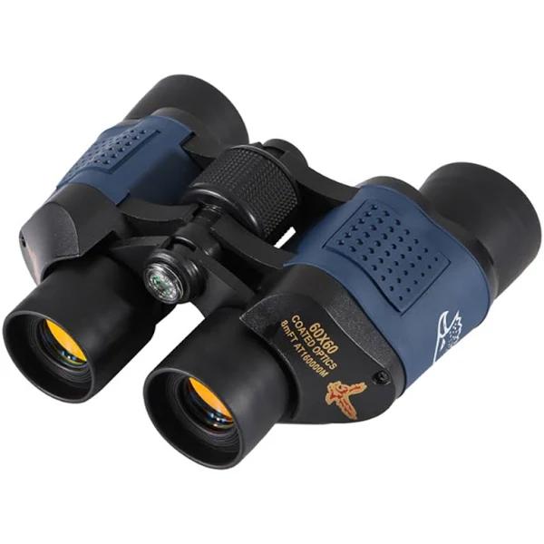 60x60 Marine HD Night Vision Binoculars Wide Field 8.2 Telescope + Compass - Afterpay, Zip, Paypal Pay in 4 Available