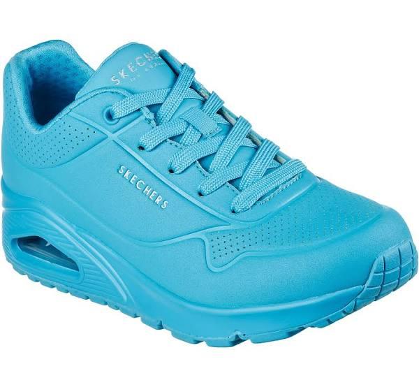 Skechers Uno Bright Air Sneaker in Aqua 8