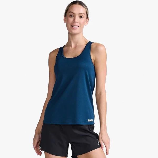 2XU Women's Aero Singlet - Moonlight/White Reflective - L | INTERSPORT