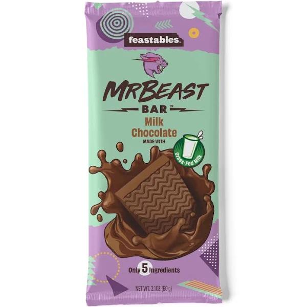 Mr Beast Feastables Milk Chocolate Bar - 60g