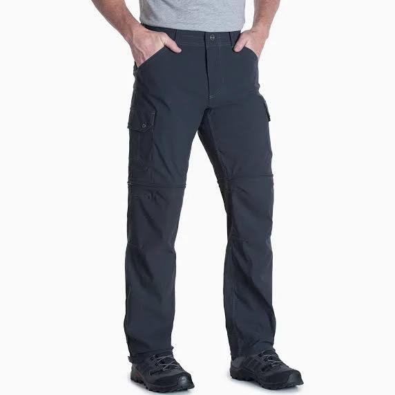 Kuhl Renegade Cargo Convertible Mens Hiking Pants - 30L - Koal - 35