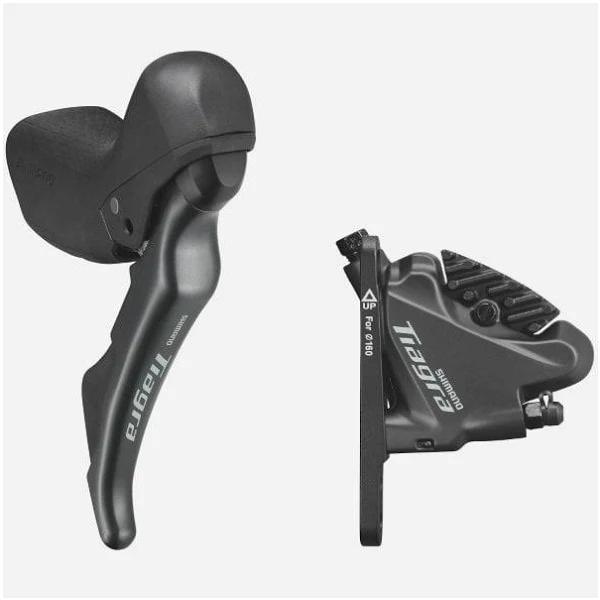 Shimano Tiagra ST-R4720 Right Shifter Front Brake Lever BR-4770 Front Disc Brake