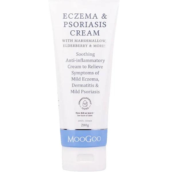 MooGoo Eczema & Psoriasis Cream with Elderberry & Marshmallow 200g