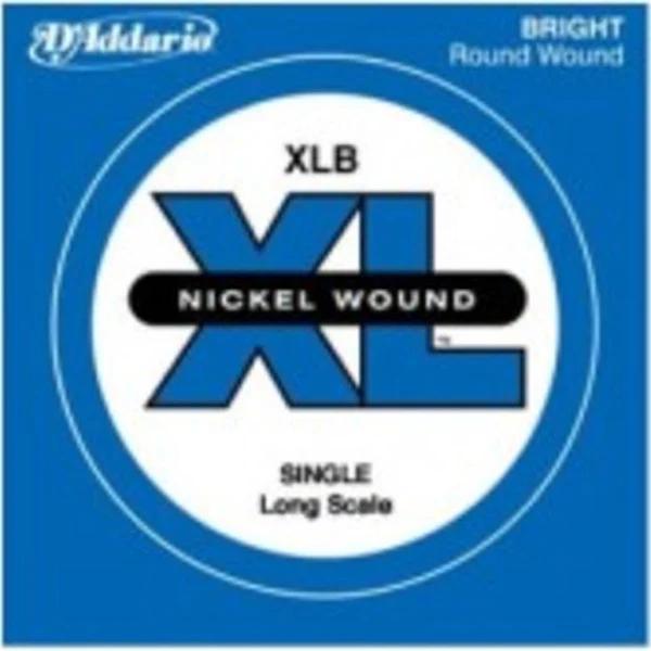 D'Addario XLB085 Nickel Wound Bass Guitar Single String Long Scale