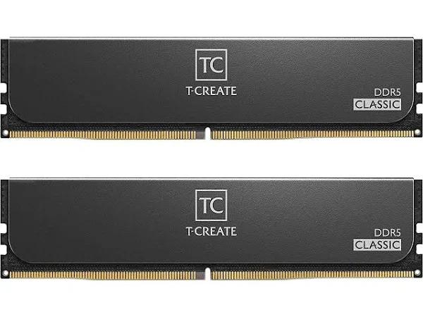 TEAMGROUP T-Create Classic 10L DDR5 32GB Kit (2 x 16GB) 6000MHz (PC5-48000) CL48 (CTCCD532G6000HC48DC01)