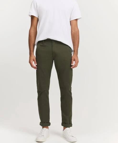 Country Road Men's Verified Australian Cotton Standard Fit Stretch Chino Pants Eden Green in Size 36