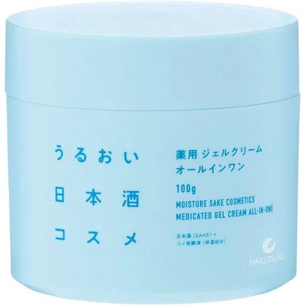 Hakutsuru Moisture Sake Cosmetics Medicated Gel Cream All-in-one 100g