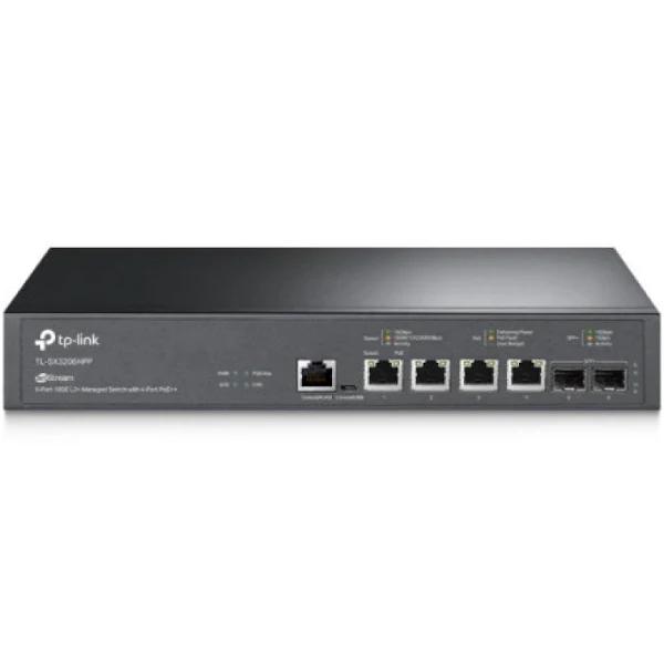 TP-Link TL-SX3206HPP Jetstream 6-Port 10GE L2+ Managed Switch With 4-Port PoE++