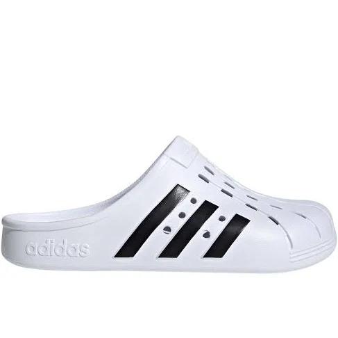 Adidas Adilette Clogs White Black - 47(1/3)