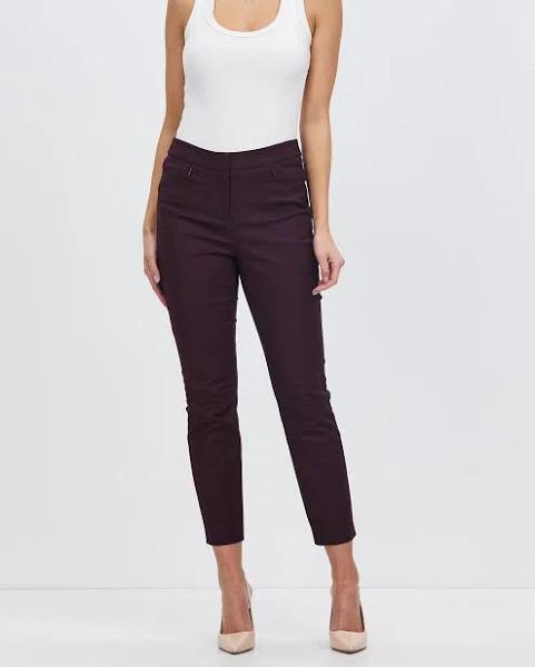 Sarah Compact Cotton Pant - 16 - David Lawrence