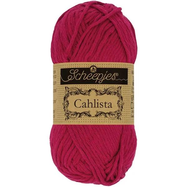 Scheepjes Cahlista | Colours 001 - 399 192 Scarlet