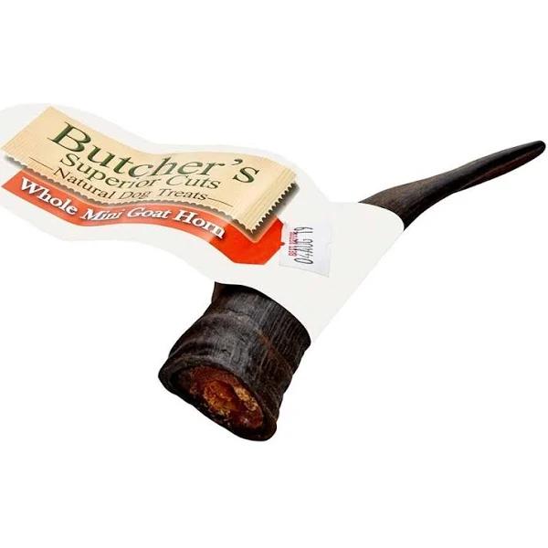 Butcher's Superior Cuts Goat Horn Dog Treat Mini Each