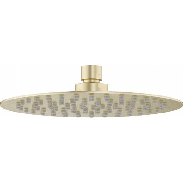 Caroma Urbane II 200mm Round Rain Shower - Brushed Brass