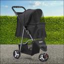 i.Pet 3 Wheel Pet Stroller - Black