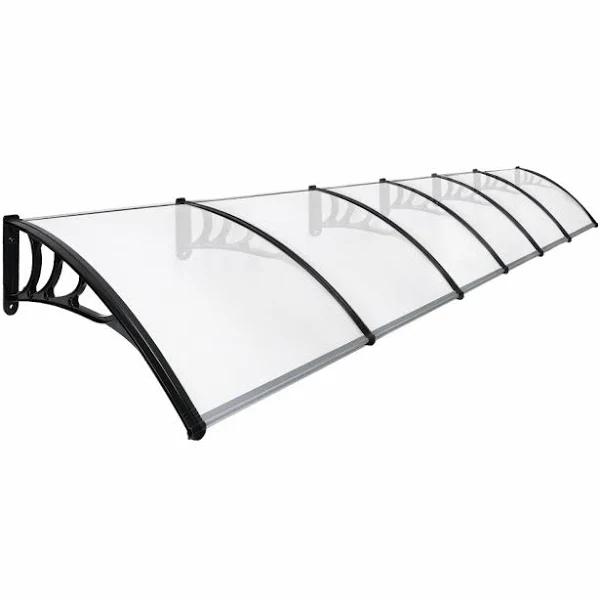 Elora Window Door Awning Outdoor Canopy Shelter Shield Rain Cover Patio1mX1.2-6m - 100x600cm