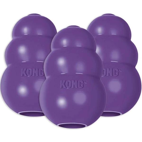 Kong Senior Rotation System Medium Purple Rubber Toy For Dogs x 3 by Budget Pet Products