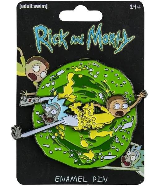 Rick and Morty Spinning Enamel Pin